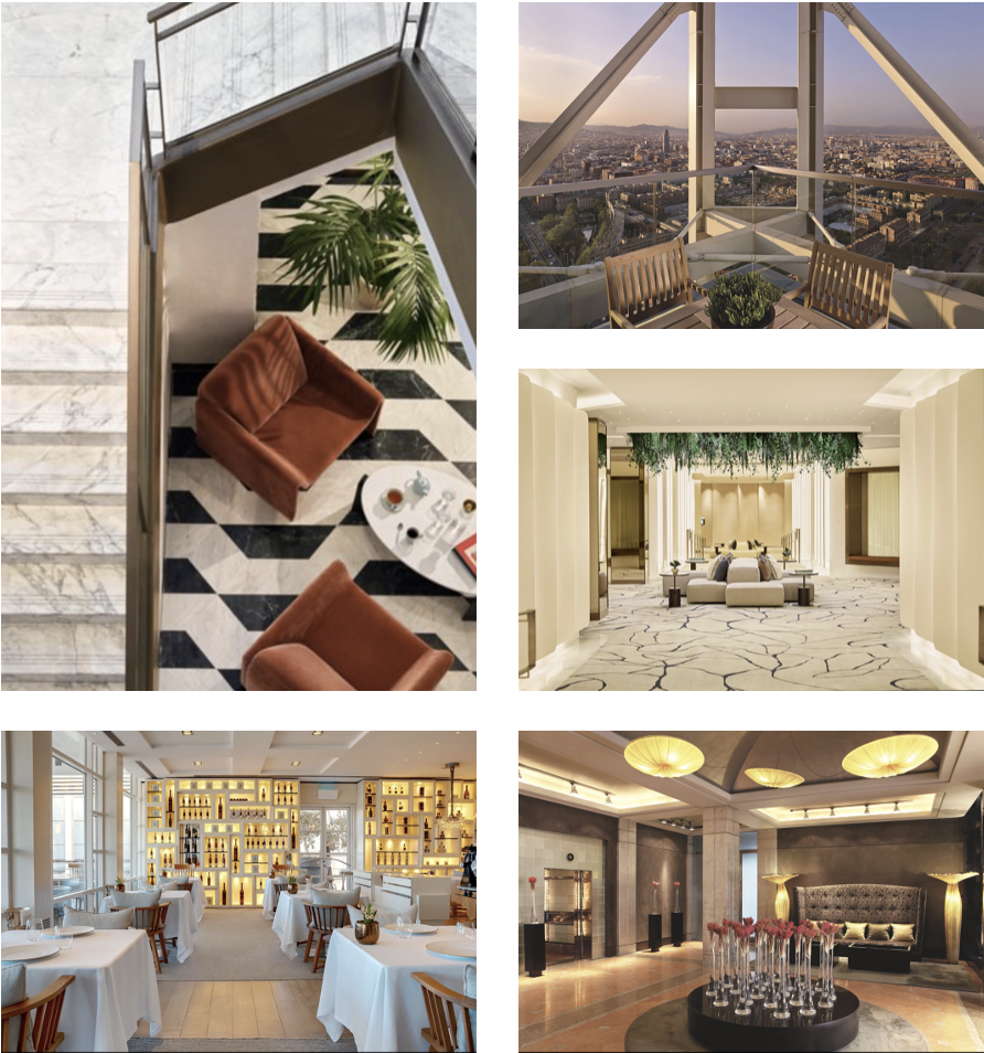 Hotel Arts Barcelona interior views
